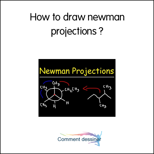 How to draw newman projections